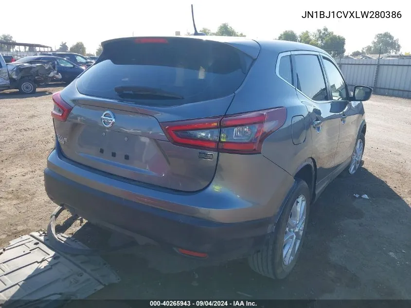 JN1BJ1CVXLW280386 2020 Nissan Rogue Sport S Fwd Xtronic Cvt