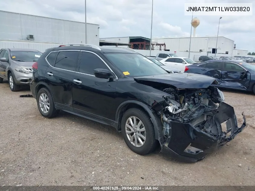 2020 Nissan Rogue S Fwd VIN: JN8AT2MT1LW033820 Lot: 40267525