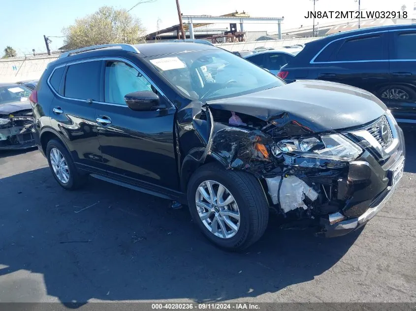 2020 Nissan Rogue Sv Fwd VIN: JN8AT2MT2LW032918 Lot: 40280236