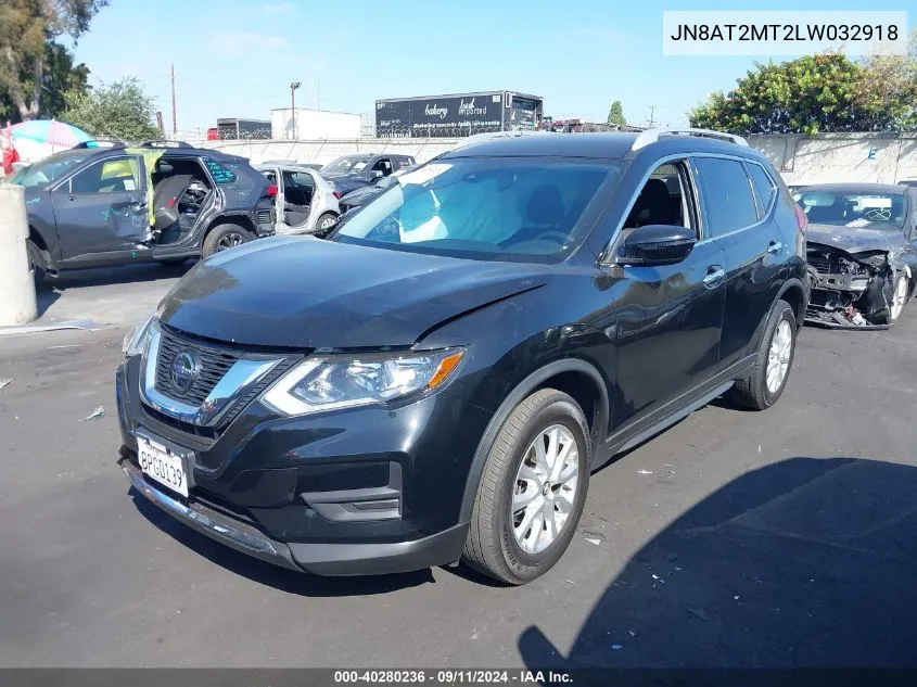 2020 Nissan Rogue Sv Fwd VIN: JN8AT2MT2LW032918 Lot: 40280236