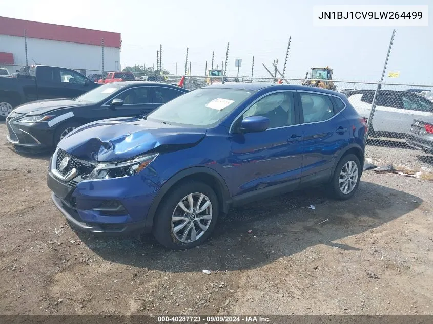 2020 Nissan Rogue Sport S Fwd Xtronic Cvt VIN: JN1BJ1CV9LW264499 Lot: 40287723