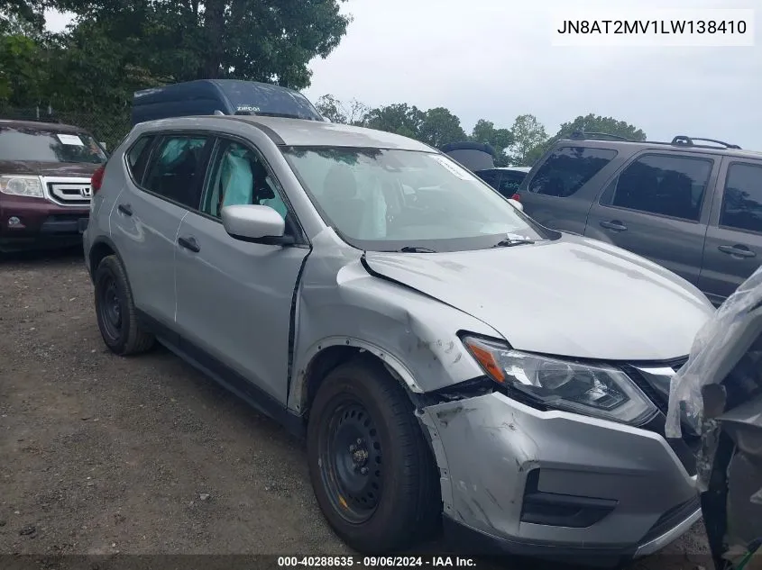 2020 Nissan Rogue S Intelligent Awd VIN: JN8AT2MV1LW138410 Lot: 40288635