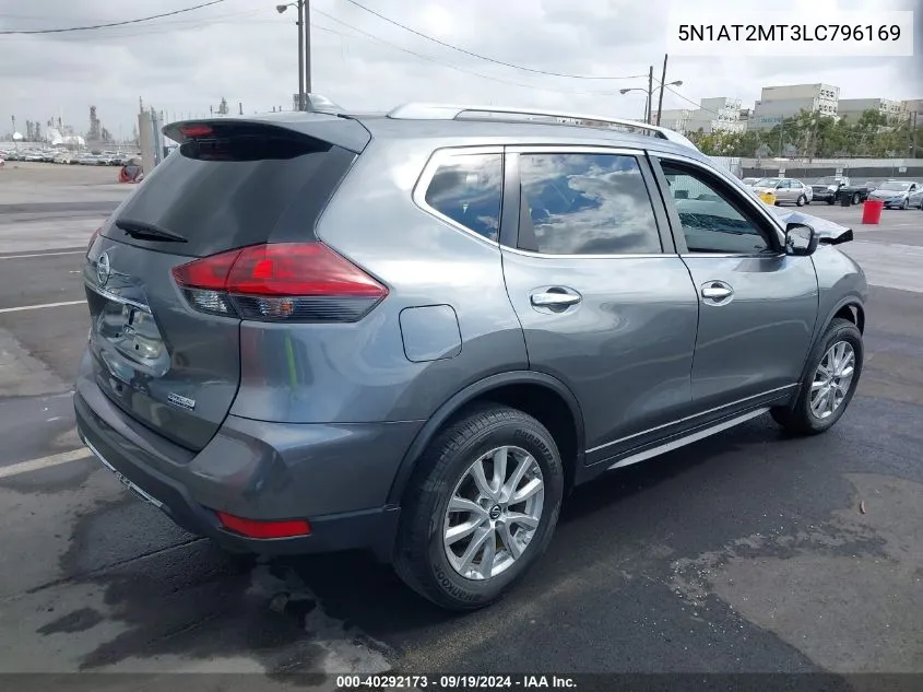 2020 Nissan Rogue S Fwd VIN: 5N1AT2MT3LC796169 Lot: 40292173