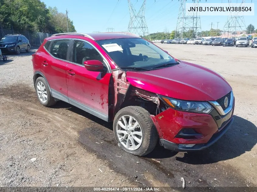 2020 Nissan Rogue Sport Sv Awd Xtronic Cvt VIN: JN1BJ1CW3LW388504 Lot: 40295474