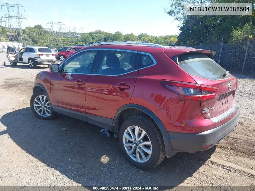 2020 Nissan Rogue Sport Sv Awd Xtronic Cvt VIN: JN1BJ1CW3LW388504 Lot: 40295474