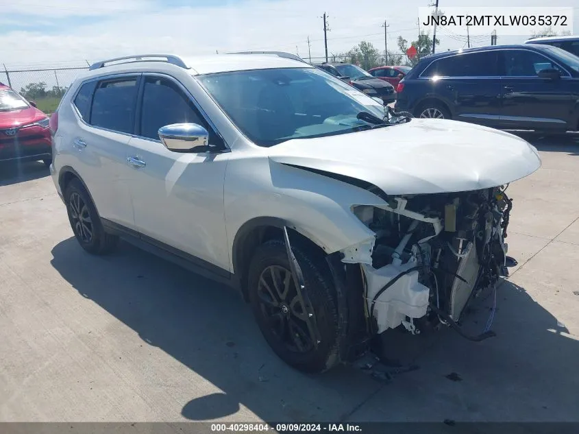 2020 Nissan Rogue Sv Fwd VIN: JN8AT2MTXLW035372 Lot: 40298404