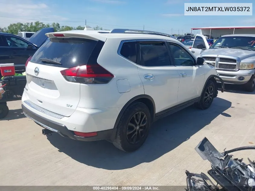 JN8AT2MTXLW035372 2020 Nissan Rogue Sv Fwd