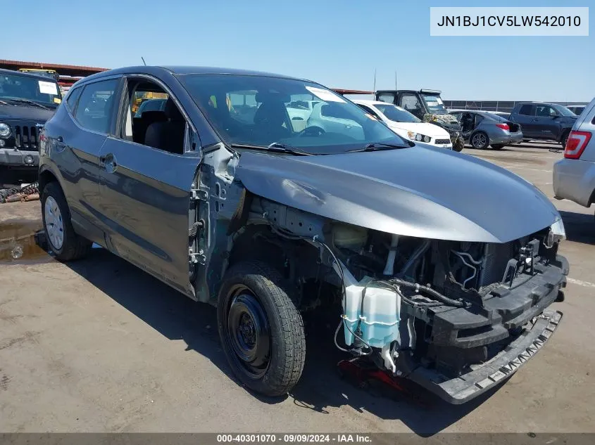 2020 Nissan Rogue Sport S Fwd Xtronic Cvt VIN: JN1BJ1CV5LW542010 Lot: 40301070