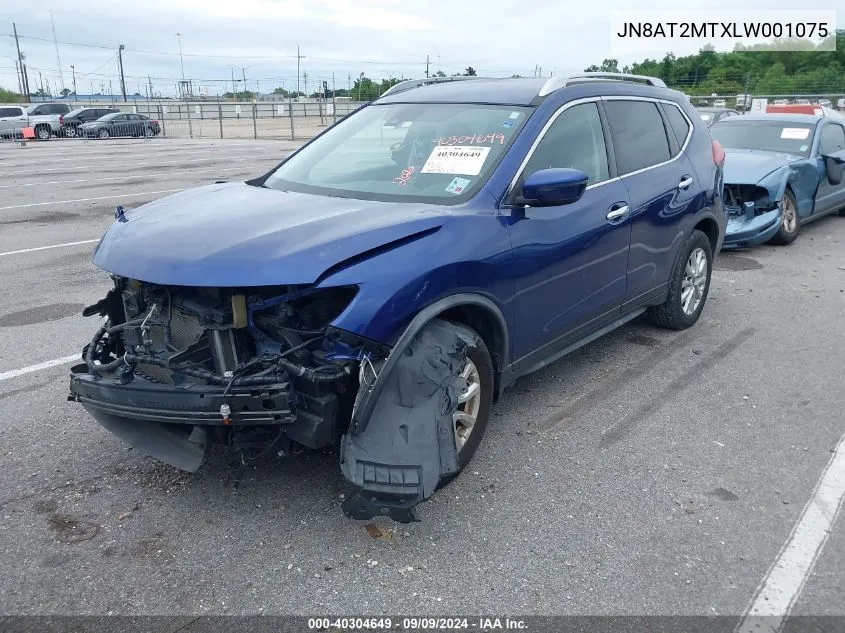 2020 Nissan Rogue S Fwd VIN: JN8AT2MTXLW001075 Lot: 40304649