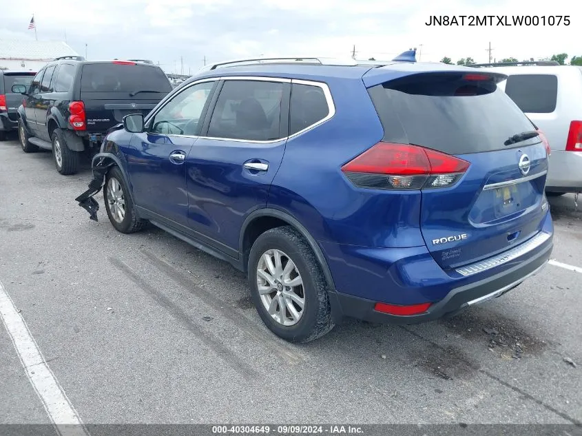 2020 Nissan Rogue S Fwd VIN: JN8AT2MTXLW001075 Lot: 40304649