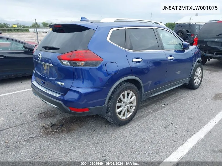 JN8AT2MTXLW001075 2020 Nissan Rogue S Fwd