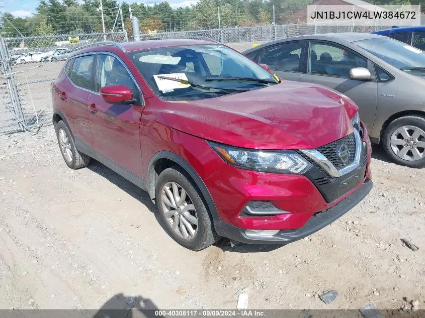 JN1BJ1CW4LW384672 2020 Nissan Rogue Sport Sv Awd Xtronic Cvt