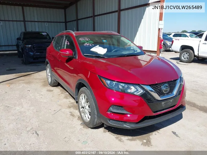 2020 Nissan Rogue Sport S/Sv/Sl VIN: JN1BJ1CV0LW265489 Lot: 40312167