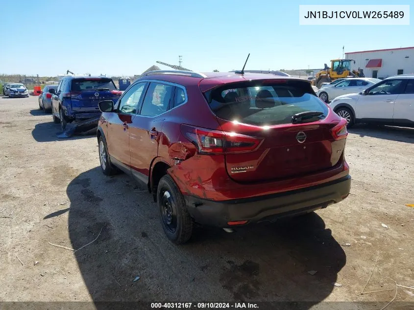 2020 Nissan Rogue Sport S/Sv/Sl VIN: JN1BJ1CV0LW265489 Lot: 40312167