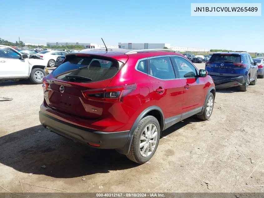 JN1BJ1CV0LW265489 2020 Nissan Rogue Sport S/Sv/Sl