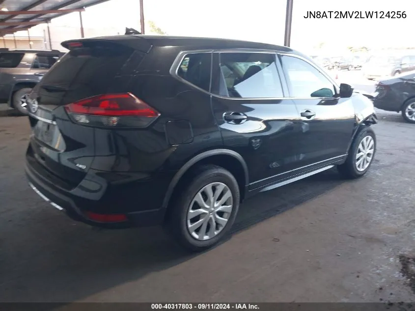 2020 Nissan Rogue S/Sv VIN: JN8AT2MV2LW124256 Lot: 40317803