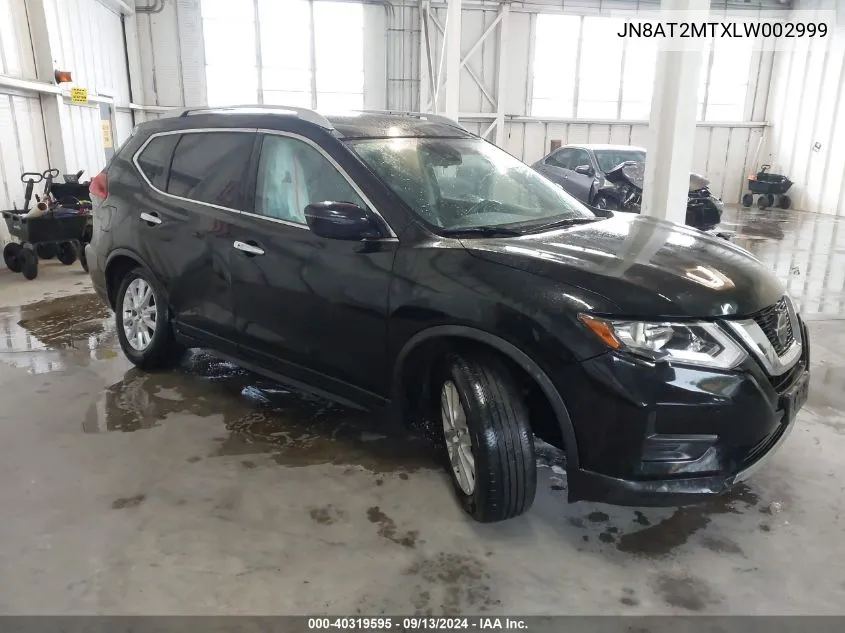 2020 Nissan Rogue Sv Fwd VIN: JN8AT2MTXLW002999 Lot: 40319595