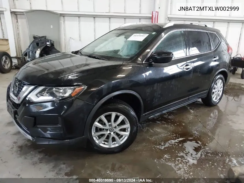 2020 Nissan Rogue Sv Fwd VIN: JN8AT2MTXLW002999 Lot: 40319595