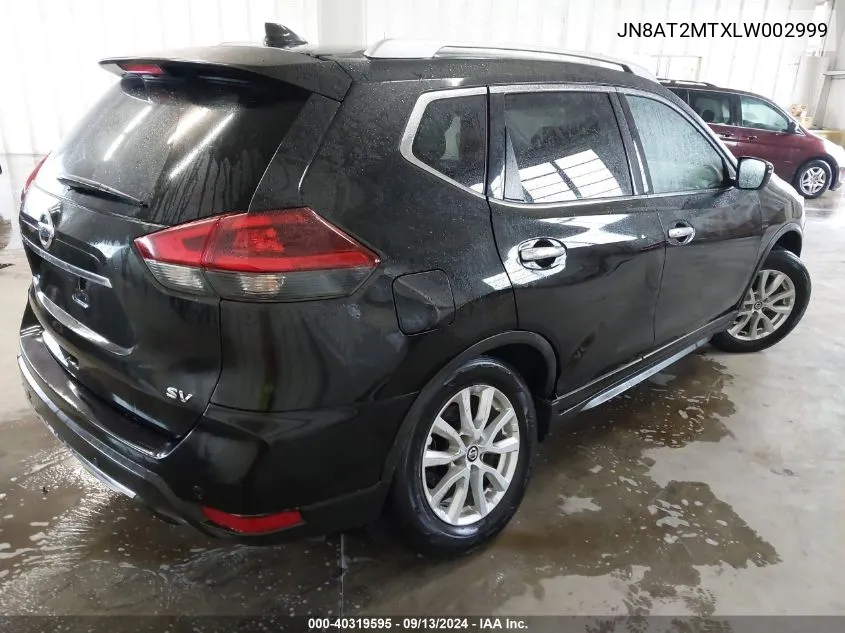 JN8AT2MTXLW002999 2020 Nissan Rogue Sv Fwd