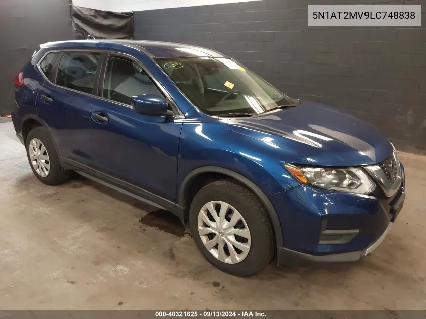 5N1AT2MV9LC748838 2020 Nissan Rogue S Intelligent Awd