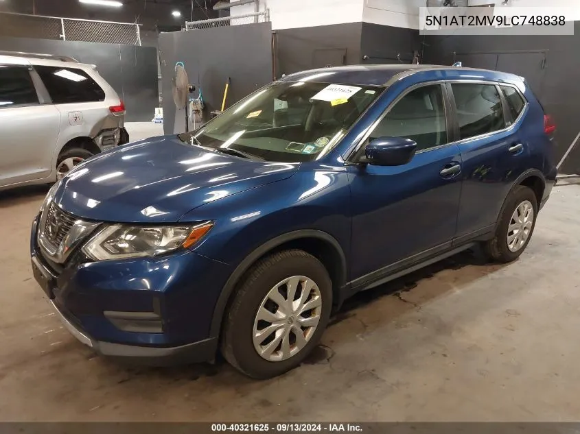 5N1AT2MV9LC748838 2020 Nissan Rogue S Intelligent Awd