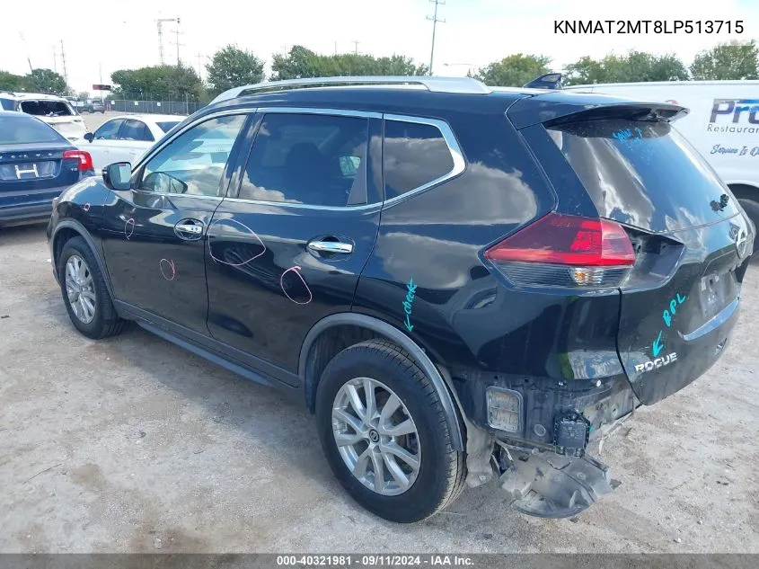 KNMAT2MT8LP513715 2020 Nissan Rogue S/Sv