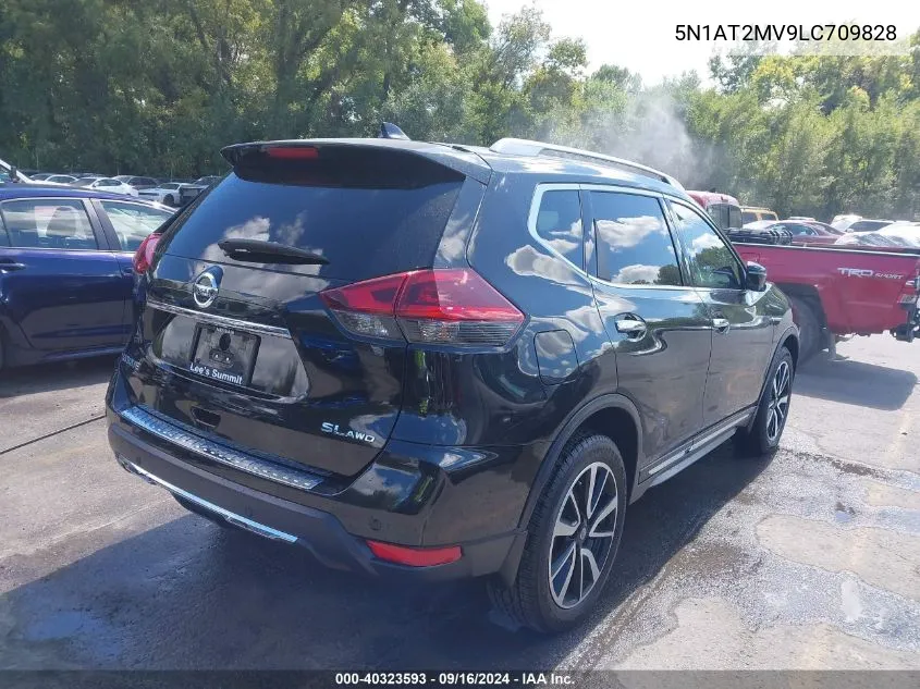 2020 Nissan Rogue Sl Intelligent Awd VIN: 5N1AT2MV9LC709828 Lot: 40323593