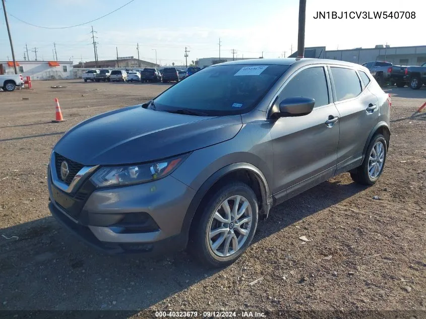 2020 Nissan Rogue Sport S/Sv/Sl VIN: JN1BJ1CV3LW540708 Lot: 40323679