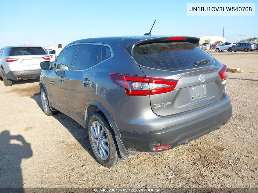 2020 Nissan Rogue Sport S/Sv/Sl VIN: JN1BJ1CV3LW540708 Lot: 40323679