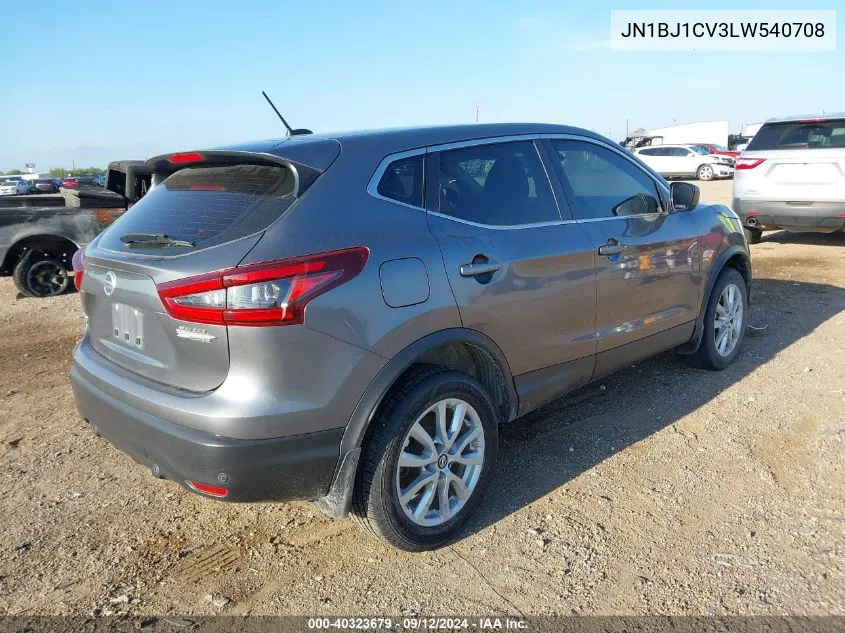 2020 Nissan Rogue Sport S/Sv/Sl VIN: JN1BJ1CV3LW540708 Lot: 40323679