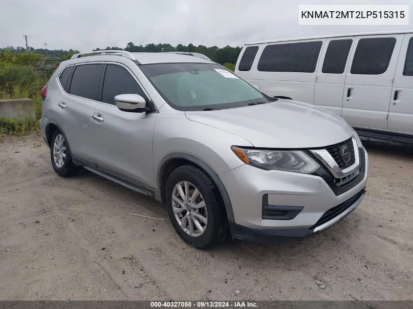 2020 Nissan Rogue S/Sv VIN: KNMAT2MT2LP515315 Lot: 40327058