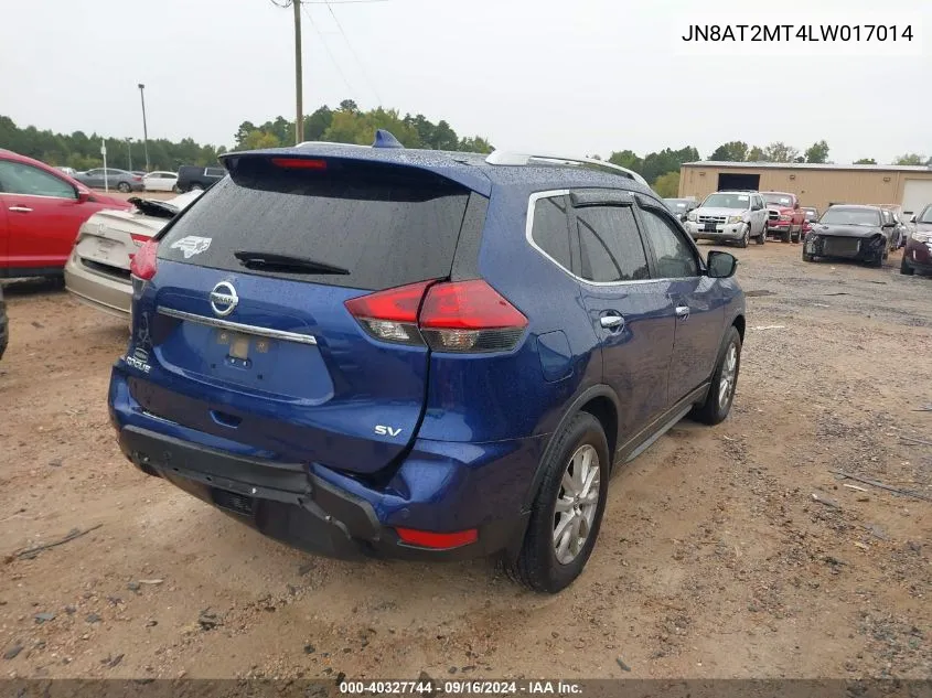 JN8AT2MT4LW017014 2020 Nissan Rogue S/Sv