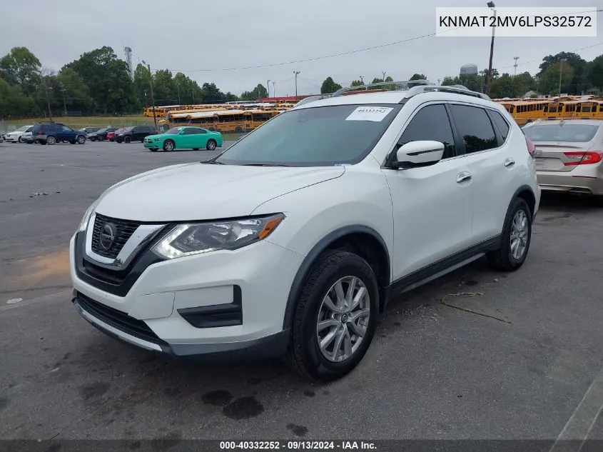 2020 Nissan Rogue S/Sv VIN: KNMAT2MV6LPS32572 Lot: 40332252