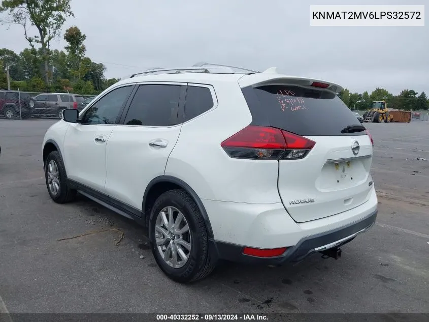 KNMAT2MV6LPS32572 2020 Nissan Rogue S/Sv