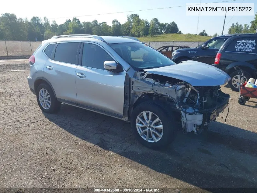 KNMAT2MT6LP515222 2020 Nissan Rogue Sv Fwd