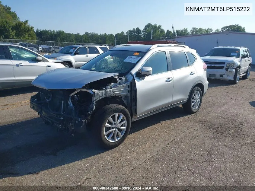 KNMAT2MT6LP515222 2020 Nissan Rogue Sv Fwd