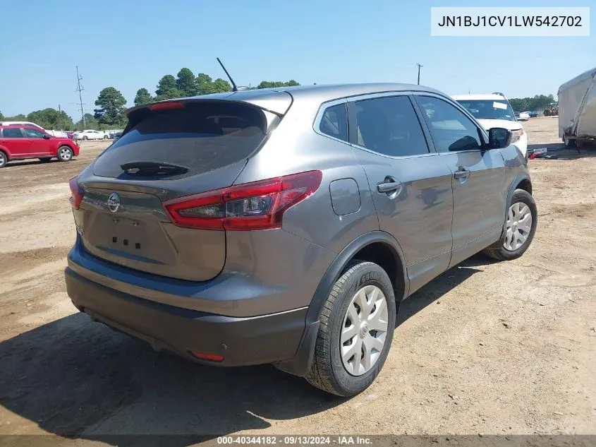 2020 Nissan Rogue Sport S Fwd Xtronic Cvt VIN: JN1BJ1CV1LW542702 Lot: 40344182