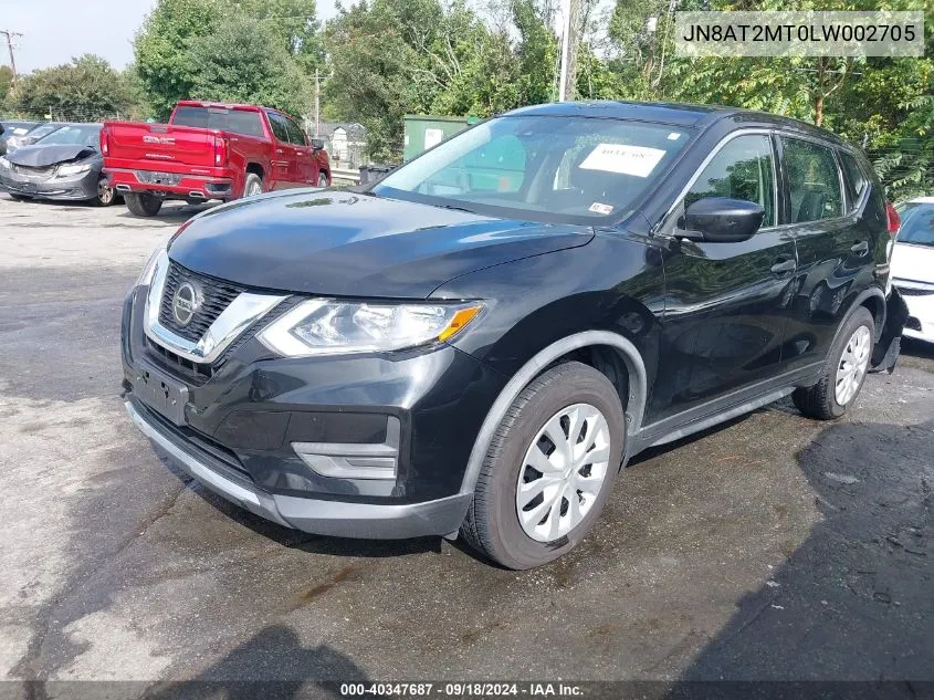 2020 Nissan Rogue S Fwd VIN: JN8AT2MT0LW002705 Lot: 40347687