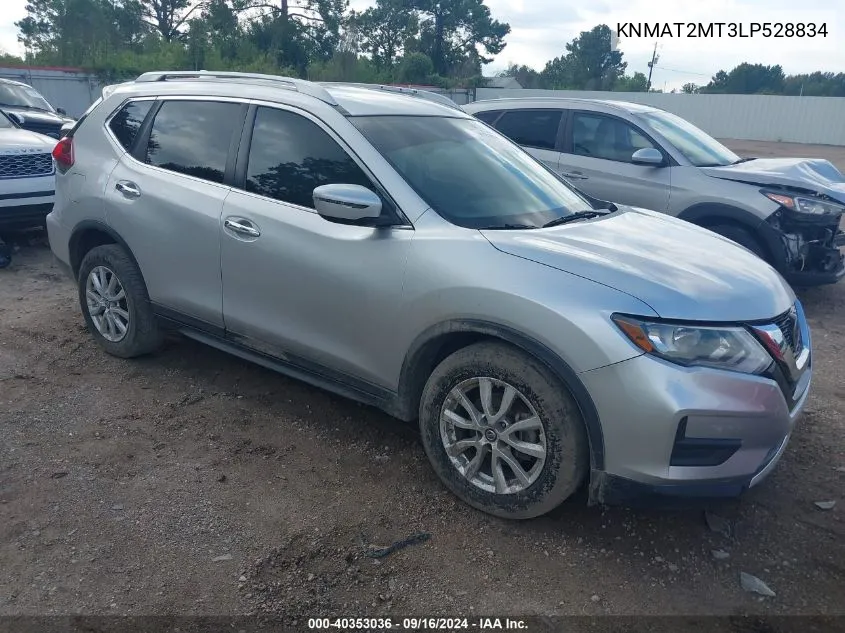 2020 Nissan Rogue S/Sv VIN: KNMAT2MT3LP528834 Lot: 40353036