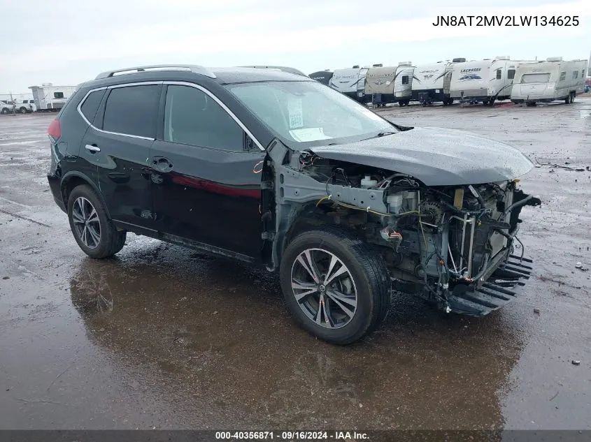 2020 Nissan Rogue Sv Intelligent Awd VIN: JN8AT2MV2LW134625 Lot: 40356871