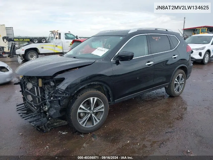 2020 Nissan Rogue Sv Intelligent Awd VIN: JN8AT2MV2LW134625 Lot: 40356871