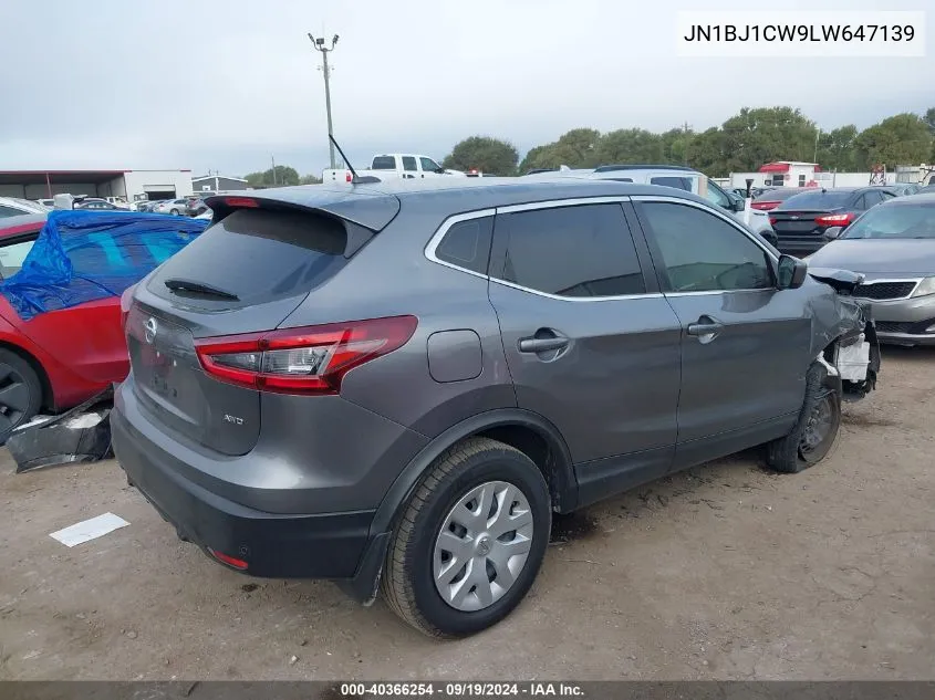 2020 Nissan Rogue Sport S Awd Xtronic Cvt VIN: JN1BJ1CW9LW647139 Lot: 40366254