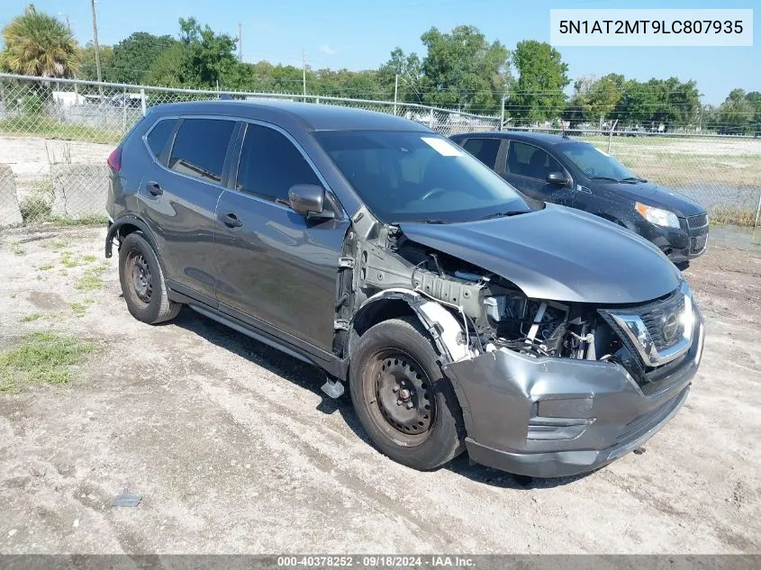 2020 Nissan Rogue S/Sl/Sv VIN: 5N1AT2MT9LC807935 Lot: 40378252