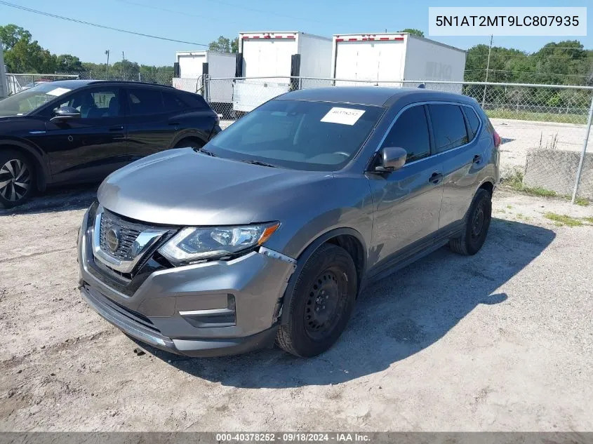 5N1AT2MT9LC807935 2020 Nissan Rogue S/Sl/Sv