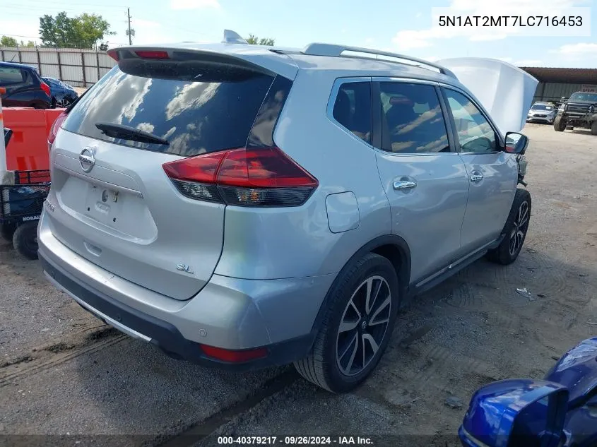 2020 Nissan Rogue Sl Fwd VIN: 5N1AT2MT7LC716453 Lot: 40379217