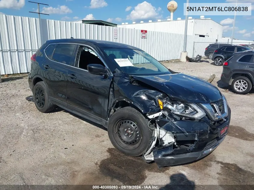 5N1AT2MT6LC806838 2020 Nissan Rogue S Fwd