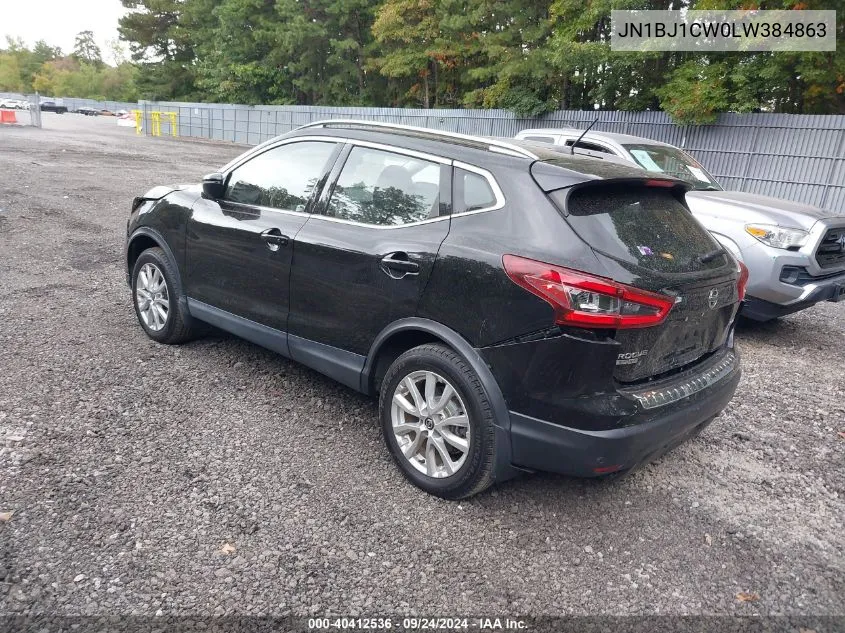 2020 Nissan Rogue Sport Sv Awd Xtronic Cvt VIN: JN1BJ1CW0LW384863 Lot: 40412536