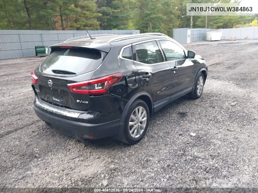 2020 Nissan Rogue Sport Sv Awd Xtronic Cvt VIN: JN1BJ1CW0LW384863 Lot: 40412536