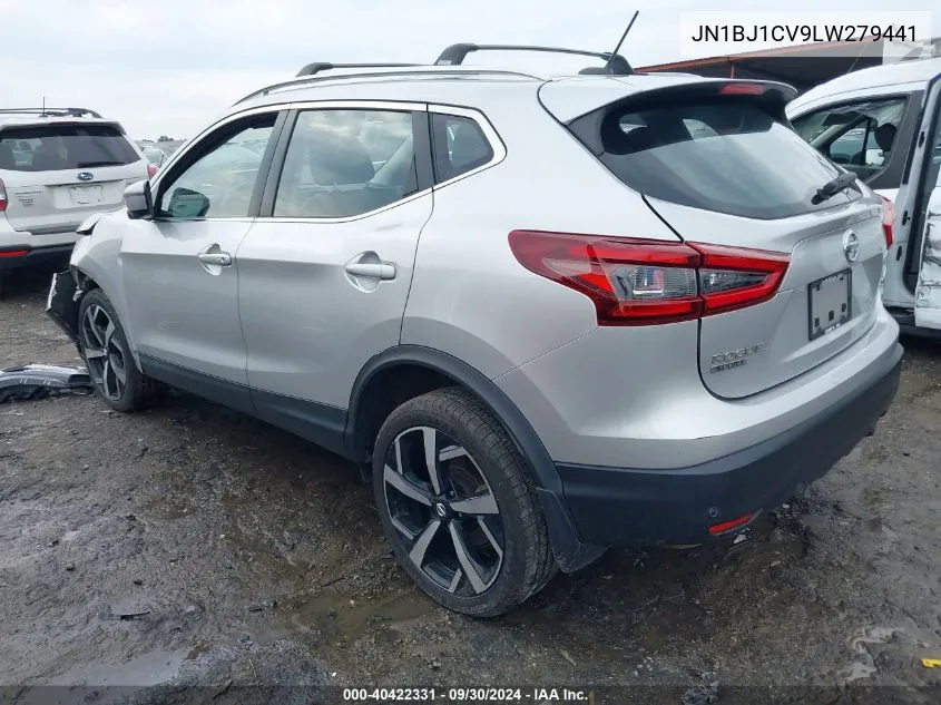 2020 Nissan Rogue Sport Sl Fwd Xtronic Cvt VIN: JN1BJ1CV9LW279441 Lot: 40422331