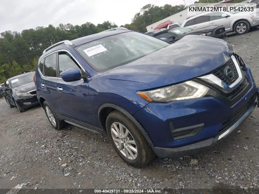 2020 Nissan Rogue Sv Fwd VIN: KNMAT2MT8LP542633 Lot: 40429731